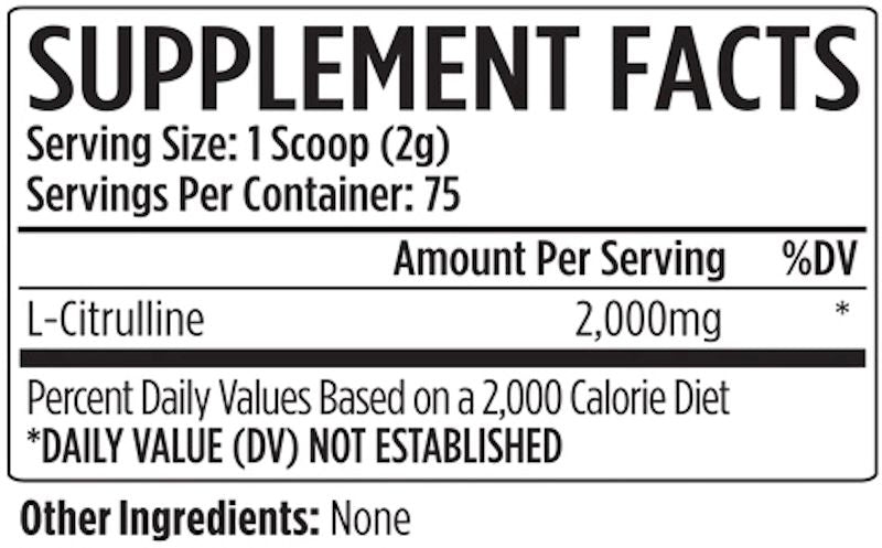 VMI Sports Citrulline Pump Unflavored 75 Servings|Lowcostvitamin.com