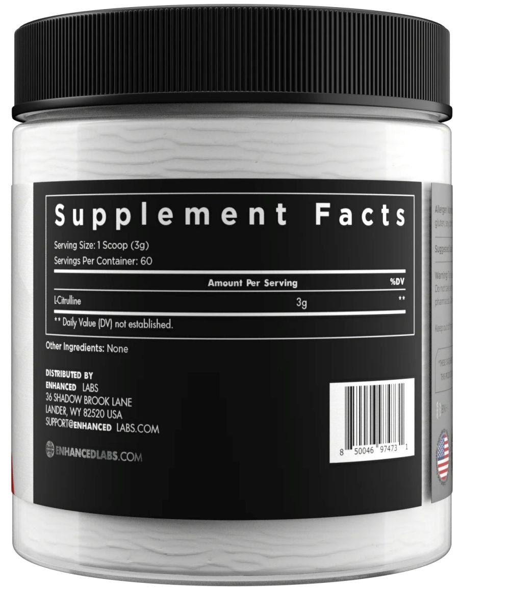 L-Citrulline Enhanced Labs back