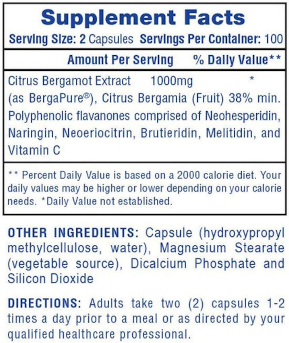 Citrus bergamot Hi-Tech | Cholesterol Support|Lowcostvitamin.com