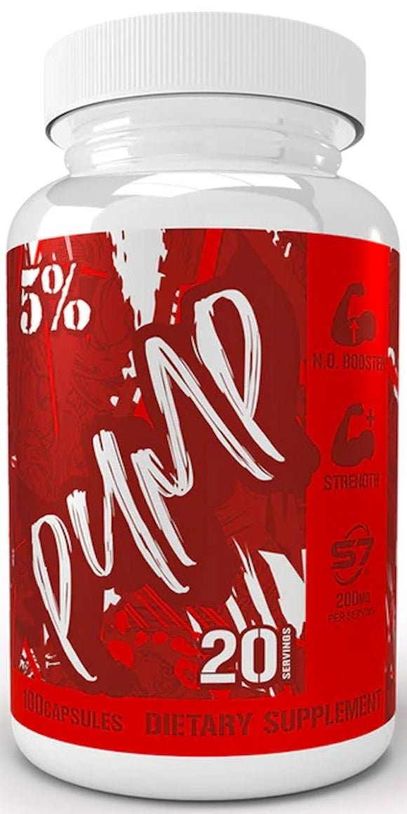 5% Nutrition Code Red Pump Capsules|Lowcostvitamin.com|Muscle Pumps
