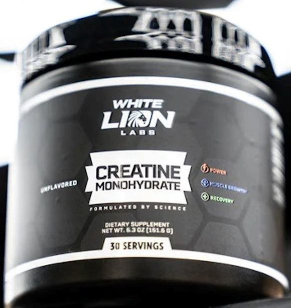 White Lion Labs Creatine Monohydrate 30 Servings|Lowcostvitamin.com|Creatine