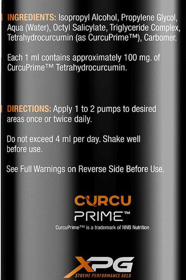 Xtreme Performance Gels CurcuPrime Gel joint pain fact