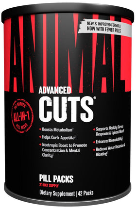 Universal Nutrition Animal Cuts Pak 42 pk|Lowcostvitamin.com|Fat Burner