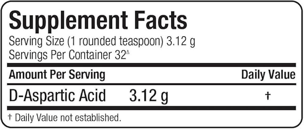 ALLMAX, D-Aspartic Acid, 3.53 oz (100 g)