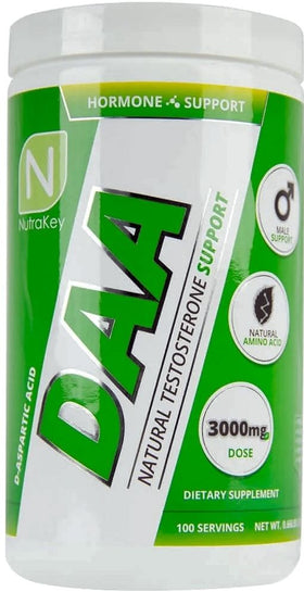 Nutrakey DAA D-Aspartic Acid 300 gms 100 servings|Lowcostvitamin.com|Test Booster
