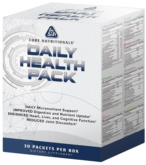 Core Nutritionals Daily Health Pack 30-day healthy