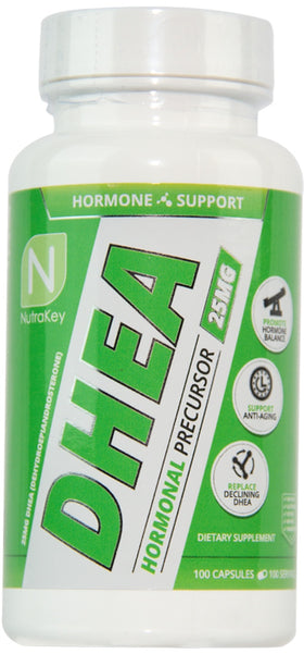 Nutrakey DHEA 20mg 100 Capsule|Lowcostvitamin.com|DHEA