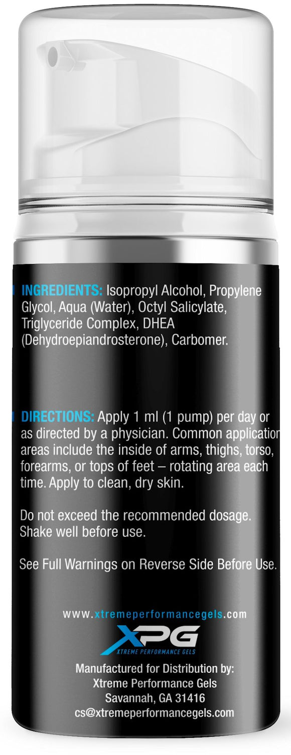 XPG Xtreme Performance Gels DHEA-50 Gel|Lowcostvitamin.com|DHEA