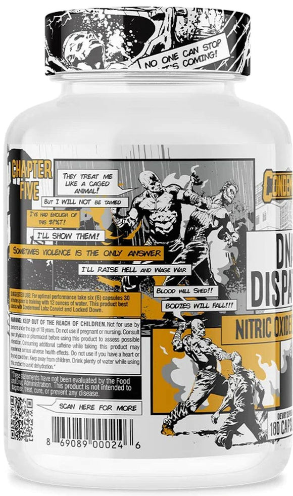 Condemned Labz DNA Dispatch Non-Stim Pumps 180 Caps|Lowcostvitamin.com|Muscle Pumps
