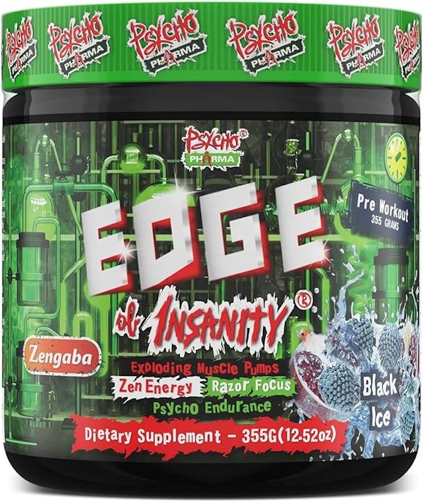 Edge of Insanity Psycho Pharma 25 serving flavors