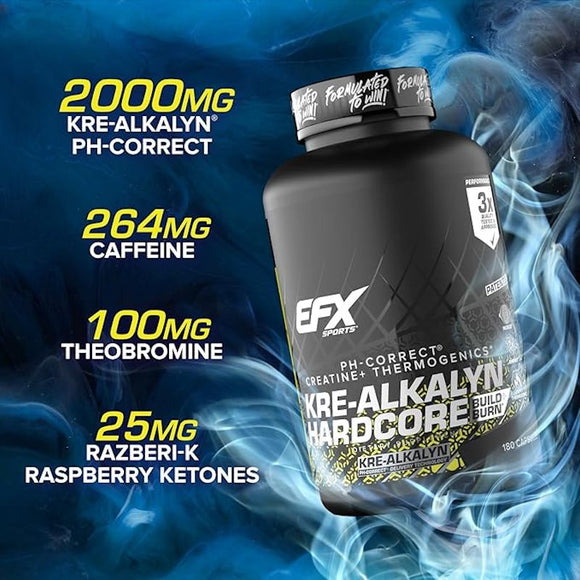 EFX Sports Kre-Alkalyn Hardcore 120 caps.|Lowcostvitamin.com|Creatine