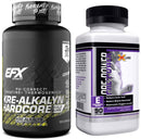 EFX Sports Kre-Alkalyn Hardcore 120 caps. w/FREE Pre-Power-1