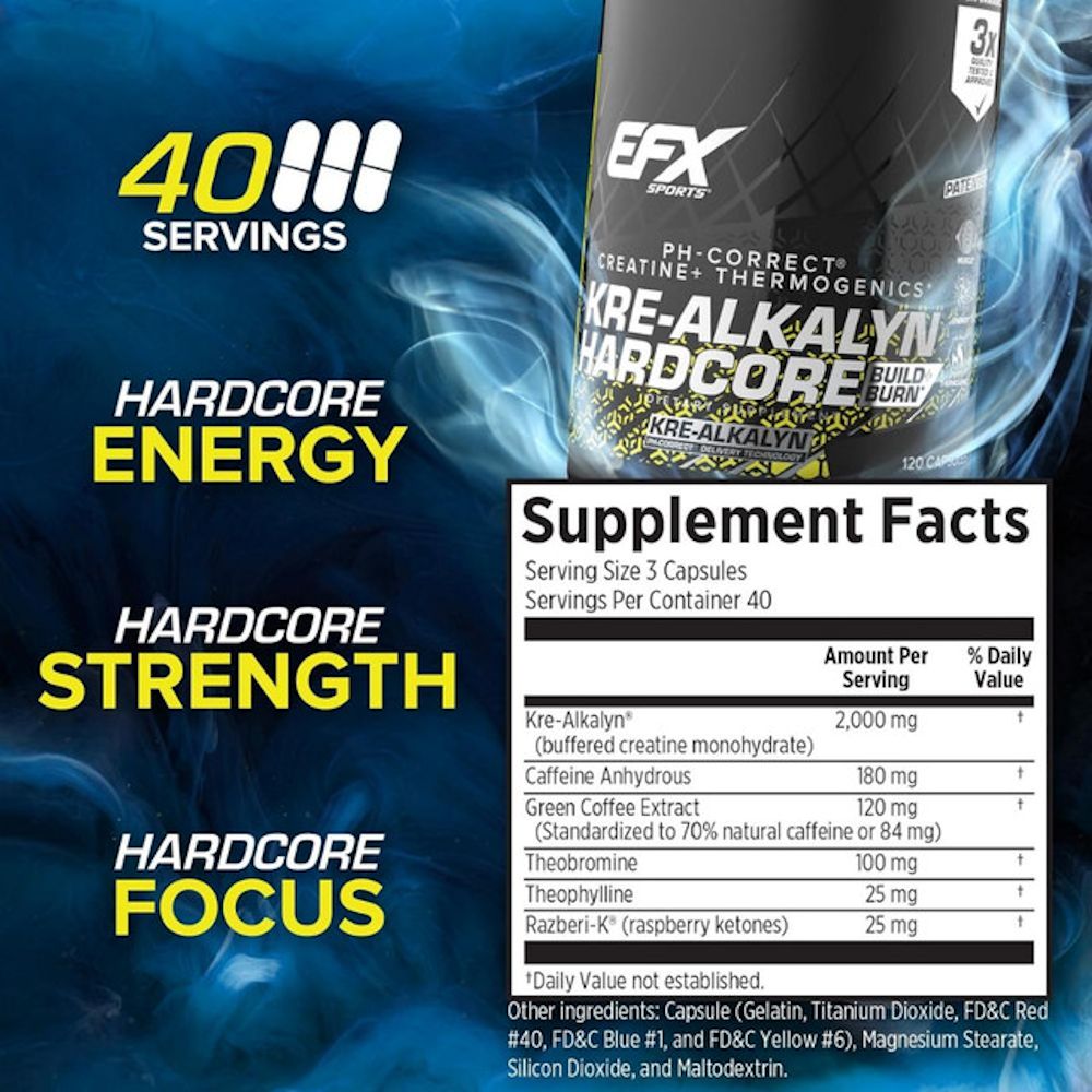 EFX Sports Kre-Alkalyn Hardcore|Lowcostvitamin.com