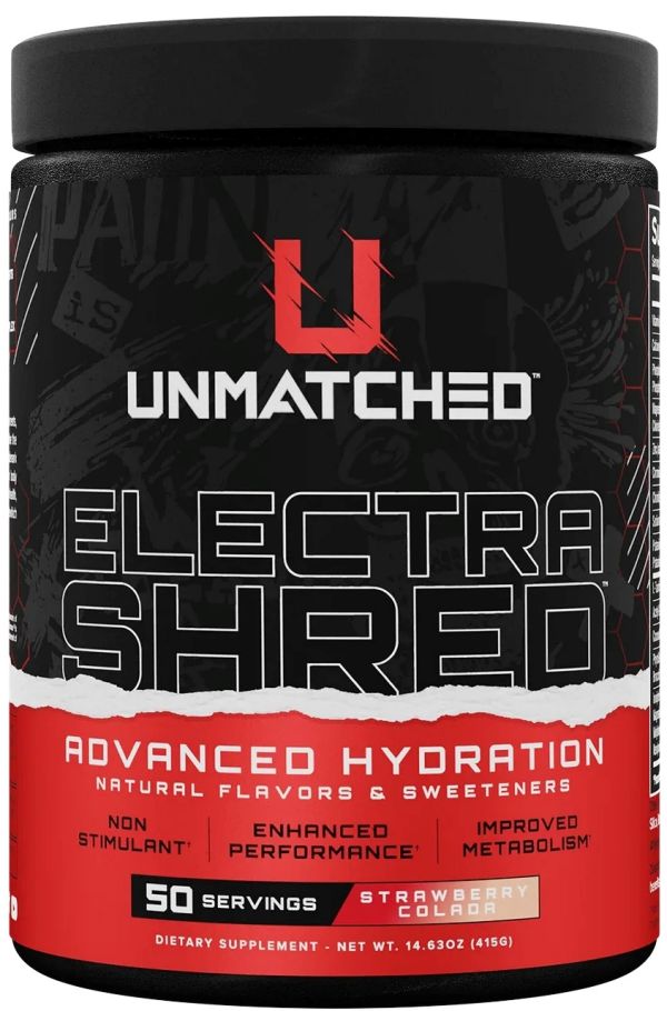 Unmatched Supps ElectraShred straw
