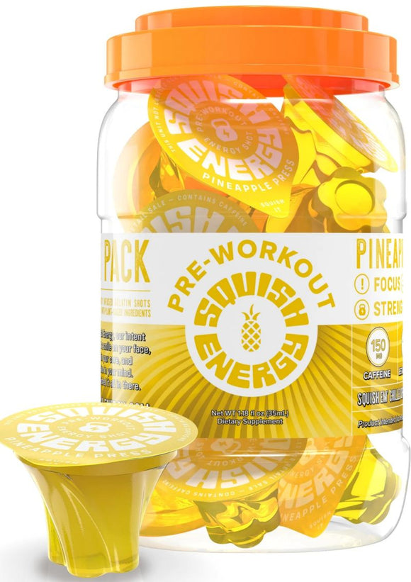 Squish Energy Pre-Workout Gelatin Shots