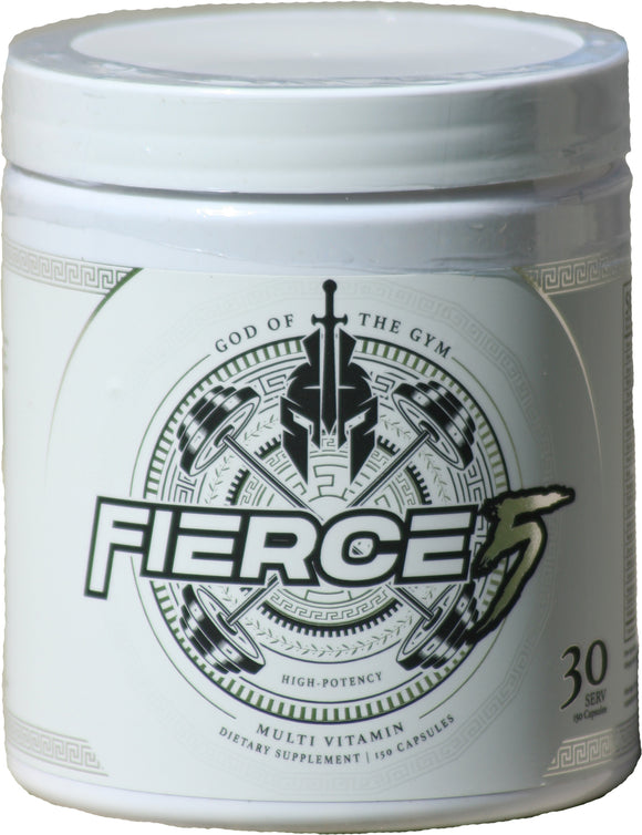 Gym God Fierce 5 Men's Multivitamin|Lowcostvitamin.com|Multi Vitamin