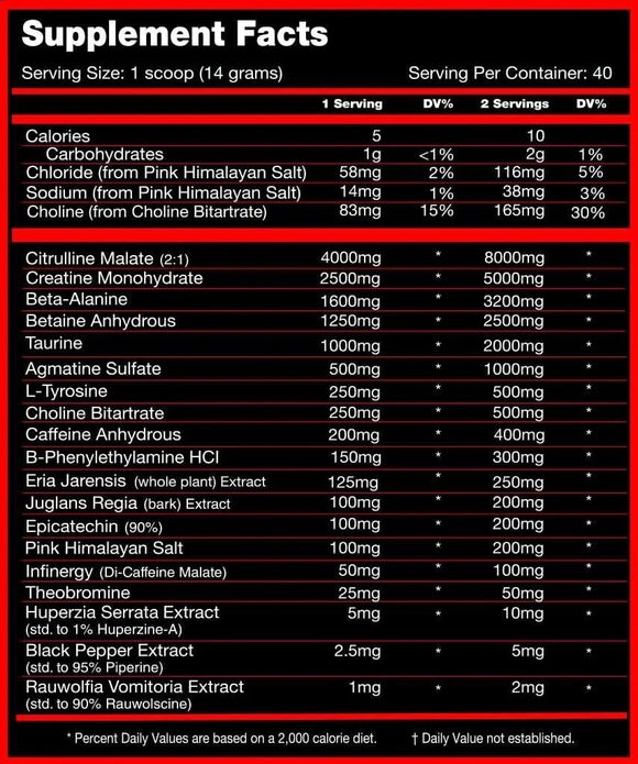 Killer Labz First Degree Massacre Pre-Workout|Lowcostvitamin.com|Pre-Workout