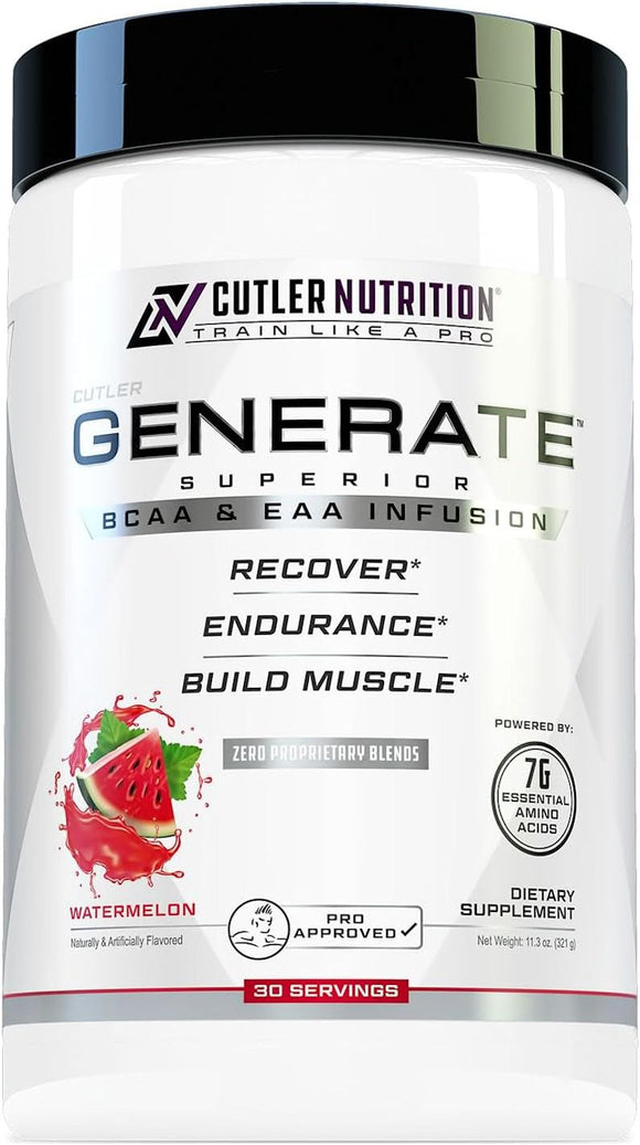 Cutler Nutrition Generate, EAAs, BCAAs, Full Aminos|Lowcostvitamin.com|BCAAs