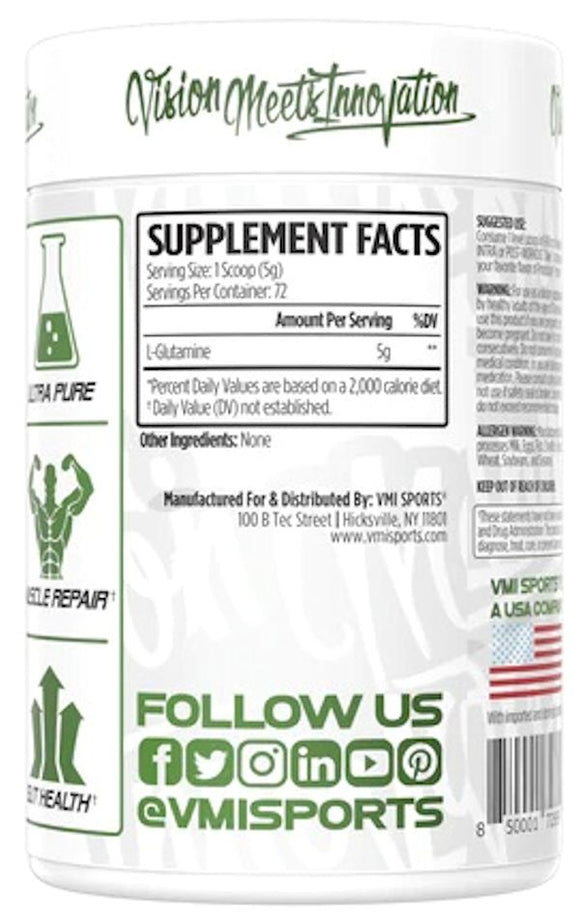 VMI Sports Glutamine 360gms|Lowcostvitamin.com|Glutamine