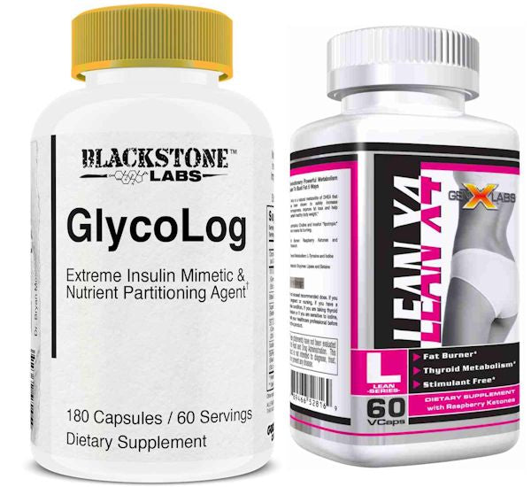 Blackstone Labs Glycolog FREE GenXLabs Fat Burner non-stim
