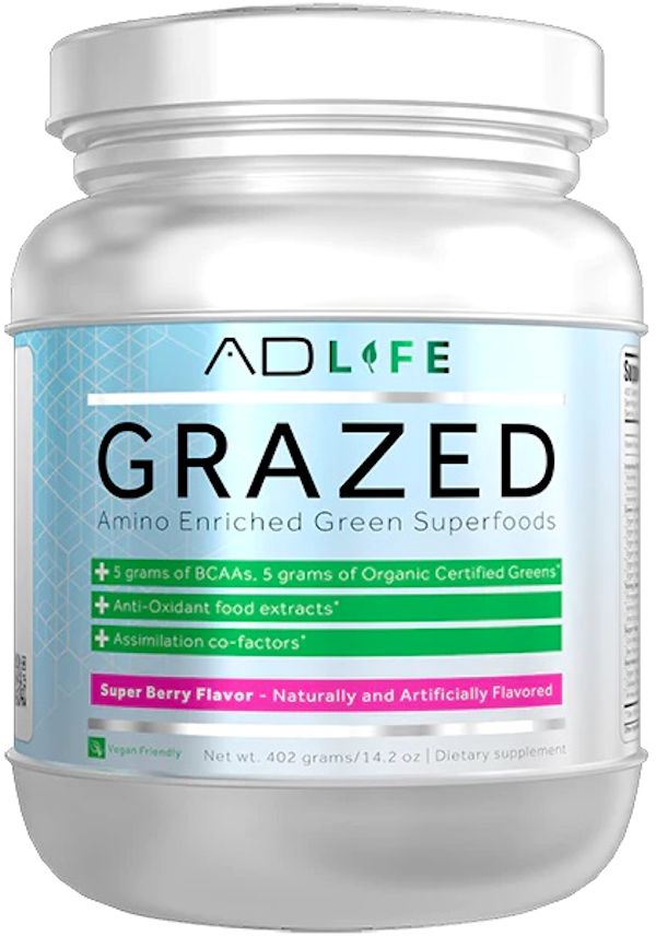 Project AD Grazed muscle builder greens super food berry.
