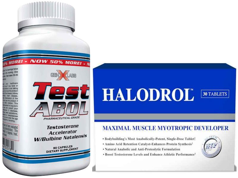 Hi Tech Halodrol Growth Stack testabol anabolic prohormone testosterone 
