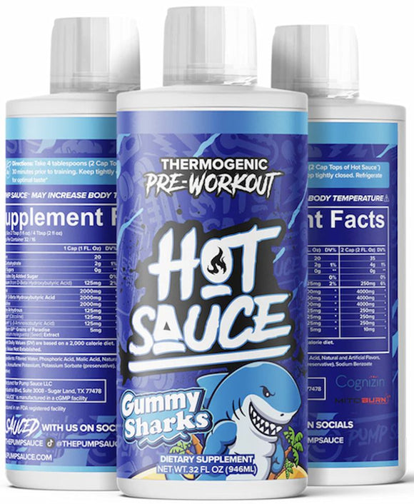 Pump Sauce Hot Sauce White Cherry Slushy|Lowcostvitamin.com|Muscle Pumps