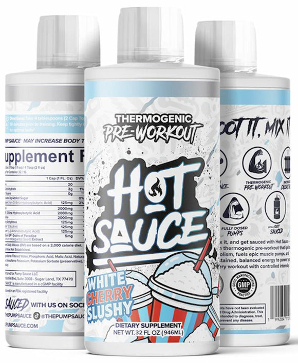 Pump Sauce Hot Sauce Thermogenic Pre-Workout Gummy Sharks