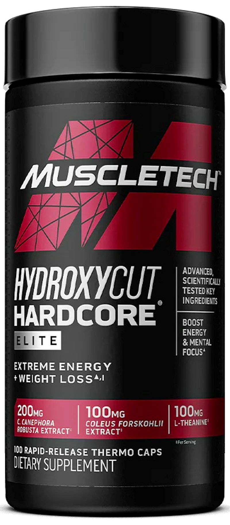 MuscleTech Hydroxycut Hardcore Elite 100 caps|Lowcostvitamin.com