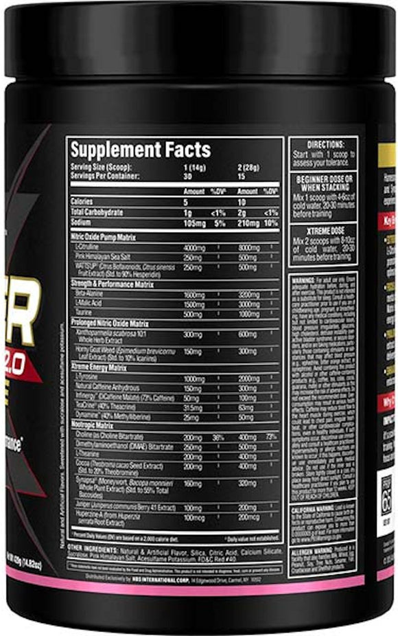 Allmax Impact Igniter Xtreme 2.0 Pre-Workout Bubblegum (Copy)|Lowcostvitamin.com|Pre-Workout