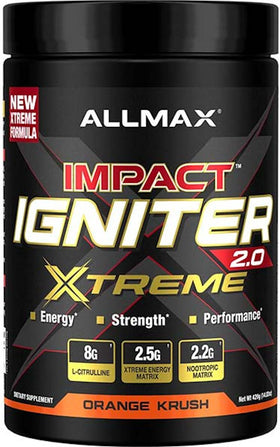 Allmax Impact Igniter Xtreme 2.0 Pre-Workout Bubblegum (Copy)|Lowcostvitamin.com|Pre-Workout