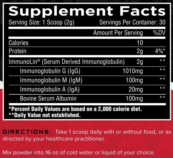 Unmatched Supps Immuno-IGG 30 servings|Lowcostvitamin.com|Immune Health