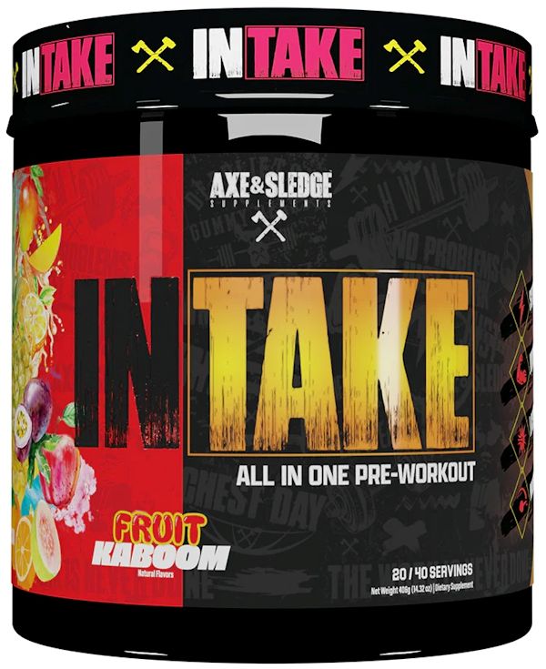 Axe & Sledge Intake All In One Pre-Workout 20 Servings fruit