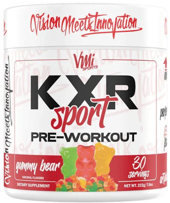 VMI Sports KXR Sport Pre-Workout 30 serving Gummy Bear|Lowcostvitamin.com|Pre-Workout