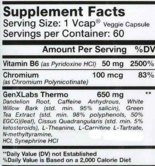 GenXLabs Lean 700 with Free Pre Power|Lowcostvitamin.com|Fat Burner