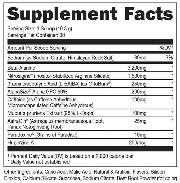 Bucked Up LFG Burn Pre-Workout - 100 Series|Lowcostvitamin.com|Creatine