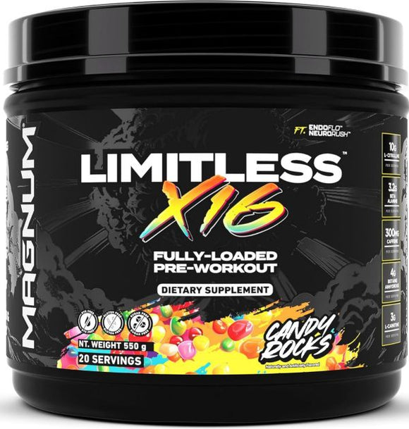 Magnum Nutraceuticals Limitless X16|Lowcostvitamin.com|Pre-Workout
