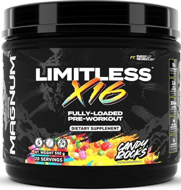 Magnum Limitless X16 Pre Workout|Lowcostvitamin.com