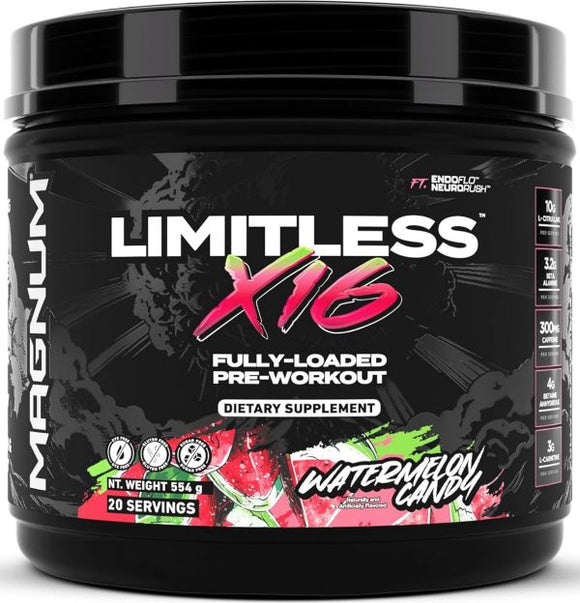 Magnum Nutraceuticals Limitless X16|Lowcostvitamin.com|Pre-Workout