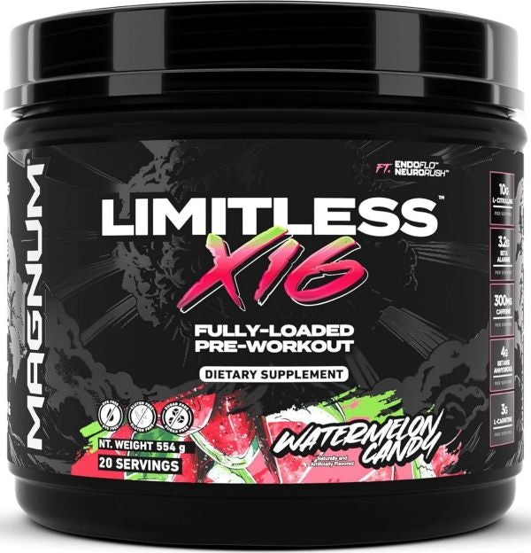 Magnum Limitless X16 Pre Workout|Lowcostvitamin.com