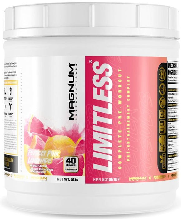 Magnum Nutraceuticals Limitless Pre-Workout wBCAA 40 Servings|Lowcostvitamin.com|Pre-Workout