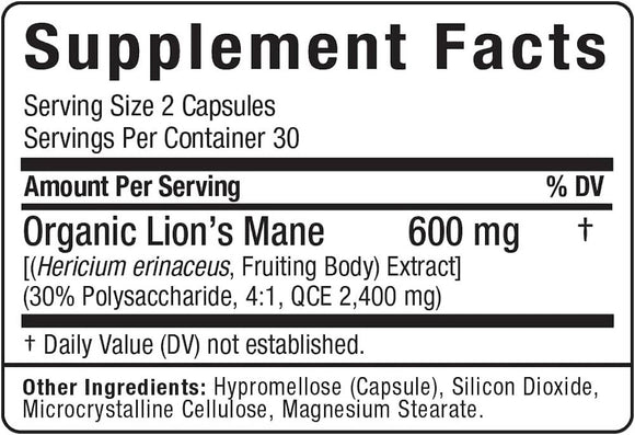 ALLMAX Lion’s Mane|Lowcostvitamin.com|Focus