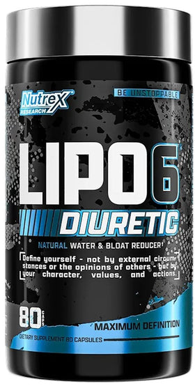 Nutrex Lipo 6 Diuretic 80 Capsules|Lowcostvitamin.com|Diuretics