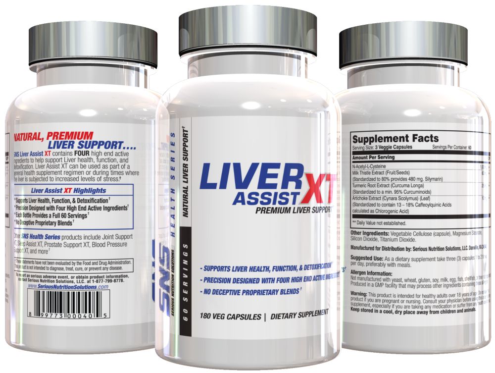 SNS Liver Assists XT Liver Health bottle