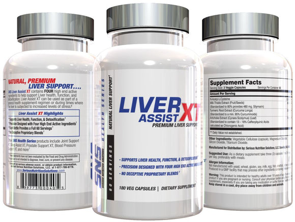 Serious Nutrition Solutions Liver Assists XT 180 vcaps|Lowcostvitamin.com|Liver Support