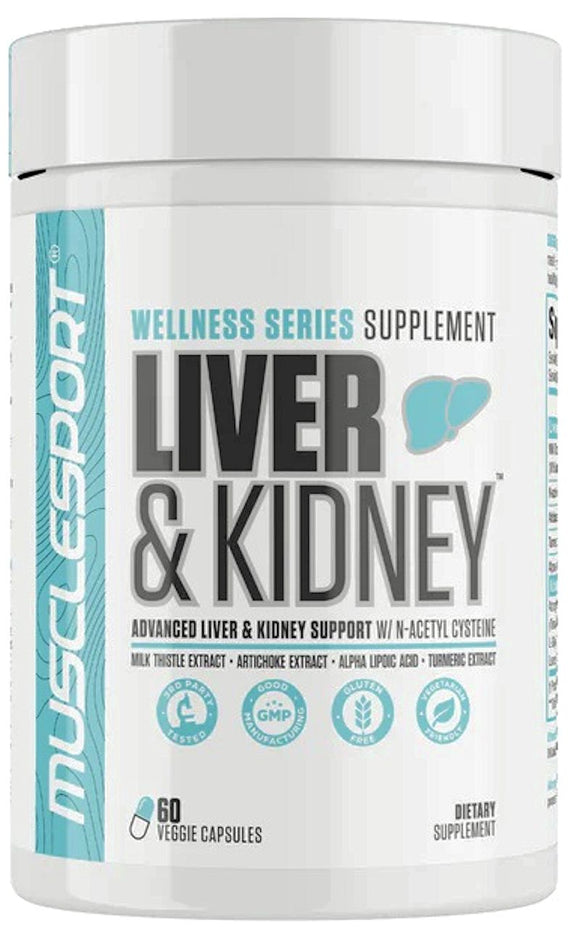 MuscleSport Liver & Kidney Support|Lowcostvitamin.com|Liver Support