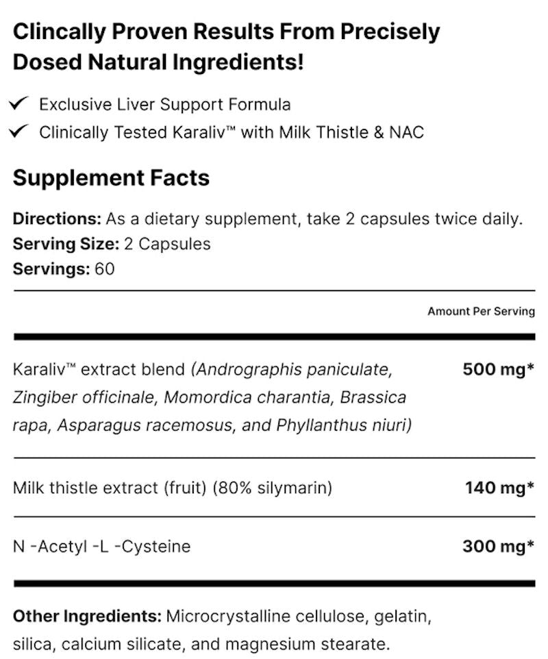 MuscleMeds LIVER DETOX & DEFEND fact|Lowcostvitamin.com