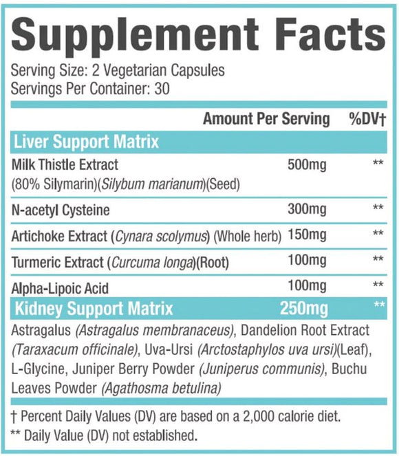 MuscleSport Liver & Kidney Support|Lowcostvitamin.com|Liver Support