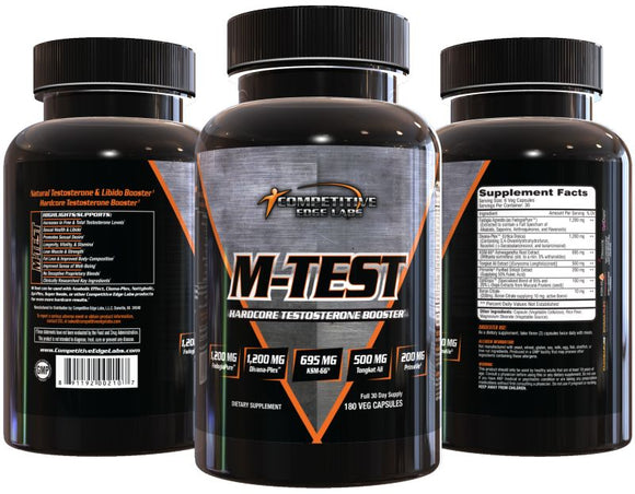 Competitive Edge Labs M-Test Hardcore 180 Caps|Lowcostvitamin.com|Test Booster