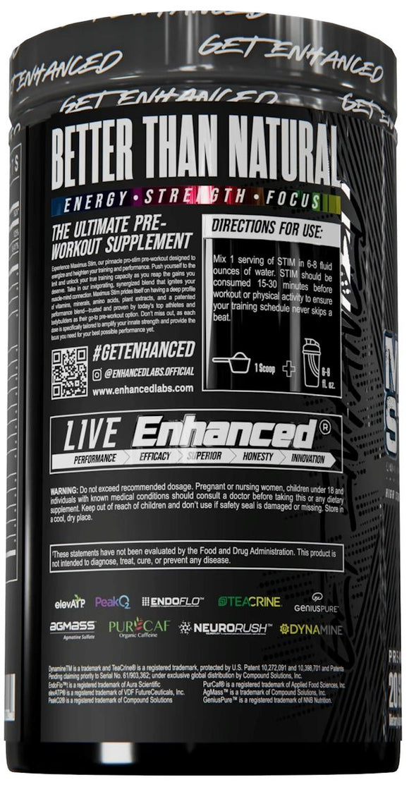 Enhanced Labs Maximus Stim High-Stim Pre-Workout|Lowcostvitamin.com|Pre-Workout